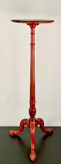 Chippendale Style Mahogany Torchere