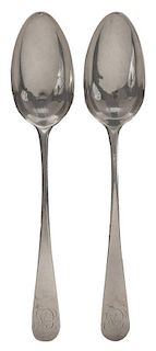 Two Hester Bateman Spoons
