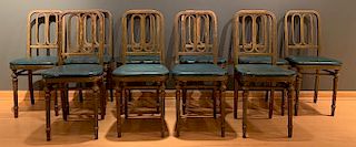 Set of Ten Dinning Chairs, ca. 1930's Vienese