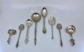 Lot of Assorted Silver Spoons
