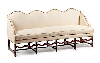 A Louis XIII Style Walnut Sofa