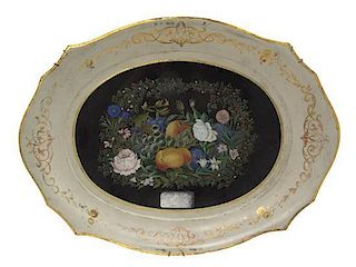 An American Tole Tray, Width 18 1/4 inches.