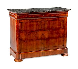 A Louis Philippe Mahogany Chest of Drawers