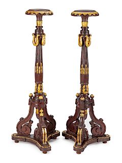 A Pair of George III Style Torcheres