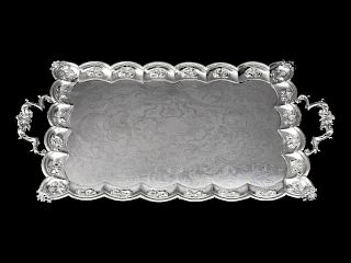An Austrian Silver Tray