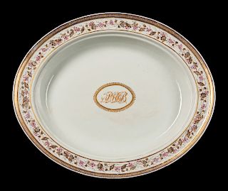 A Chinese Export Porcelain Platter