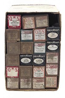 A Collection of Piano Rolls, Width of first 13 inches.