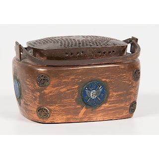 Chinese Copper Foot Warmer