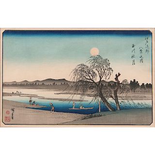 Japanese Woodblock Prints and Chinese Embroidery