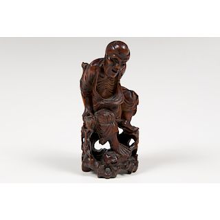 Japanese Luohan Woodcarving