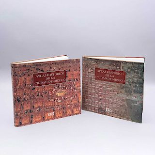 Lombardo de Ruíz, Sonia. Atlas Histórico de la Ciudad de México. México: Smurfit - CONACULTA - INAH, 1996 - 1997. Piezas: 2