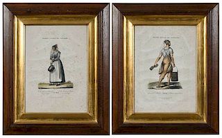 Two Framed French Prints