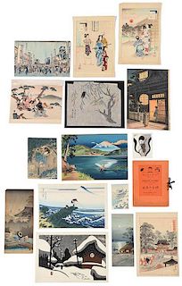 21 Japanese Woodblock Prints, Utagawa Kuniyoshi