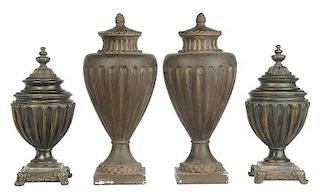 Two Pairs Neoclassical Style Urns