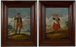 Pair of Continental School Paintings