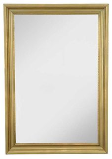 Rectangular Gold Painted Wall Mirror