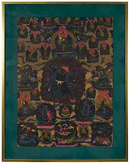 Tibetan Thanka of Mahakala