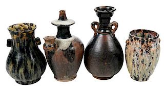 Four Jian Ware Vessels