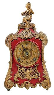 19th Century F. Kroeber Shelf Clock