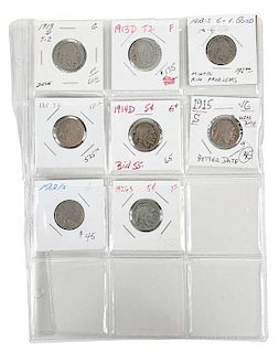 Group of Key Date Buffalo Nickels