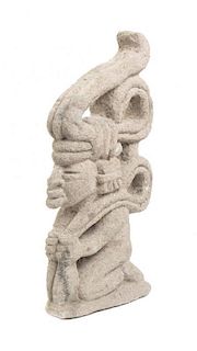 * A Pre-Columbian Style Figure, Height 16 1/2 inches.