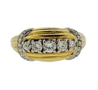 Gubelin 18K Gold Diamond Ring