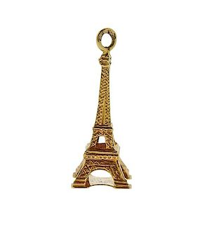 18K Gold Eiffel Tower Charm