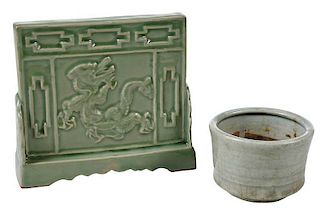 Two Chinese Scholar's Table Objects