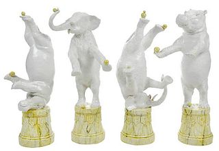 Andrea Spadini Ceramic Elephants and Hippos