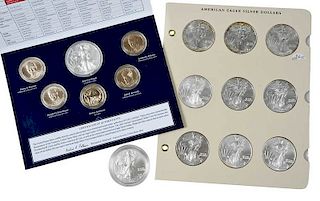 157 Silver Eagles: UNC, Proof, Burnished