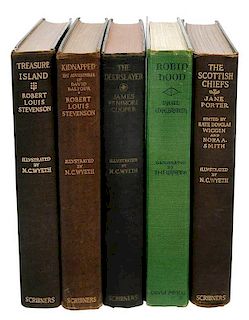 Group of Five Scribner's Classics