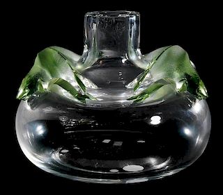 Lalique Saghir Glass Vase