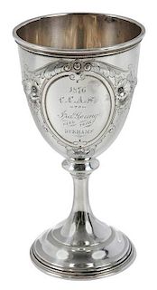 Sterling Agricultural Goblet Trophy