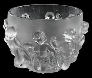 Lalique Luxembourg Cherub Bowl