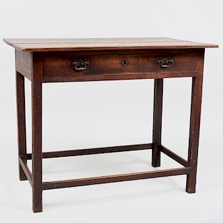 English Oak Writing Table