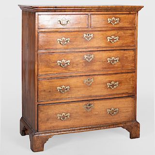 George III Mahogany Tall Chest of Drawers