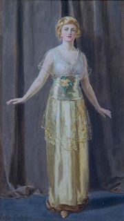 * John Collier, (British, 1850-1934), Gladys Cooper