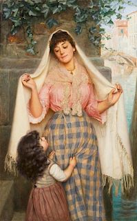 * Charles Vigor, (British, 19th/20th century), Mother and Child