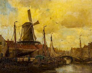 Jacob Henricus Maris, (Dutch, 1837-1899), The Watermill