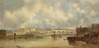 * Alfred H. Vickers, (British, 1786-1868), Old Blackfriars Bridge