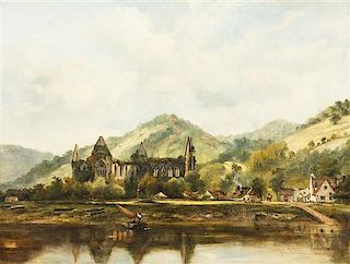 * Attributed to Frederick William Watts, (British, 1800-1870), Tintern Abbey