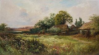 * John Horace Hooper, (British, 19th century), A Farm