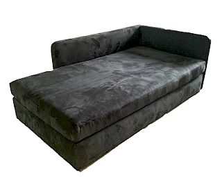 Modern Chaise Lounge Convertible to Sleeper Sofa