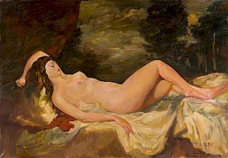Alexander Bazhbeuk-Melikyan, (Russian, 1891-1966), Nude