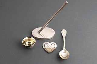 Tiffany & Co. Silver Desk Pen Spoon Salt Bookmark
