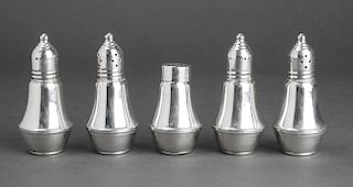 Duchin Creation Silver Weighted Shakers Group of 5