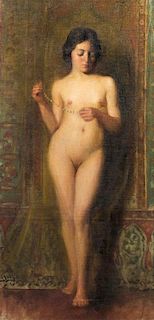 Francesco Longo Mancini, (Italian, 1880-1941), Nude