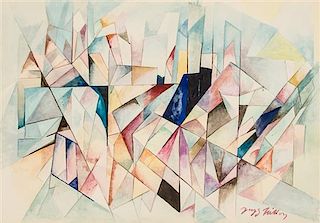 Jacques Villon, (French, 1875-1963), Abstraction