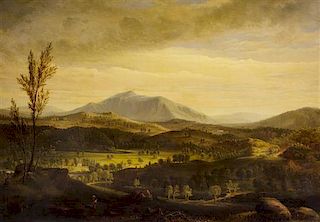 Osbert Burr Loomis, (American, 1813-1886), Landscape, 1856