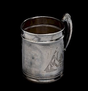 An American Silver Mug